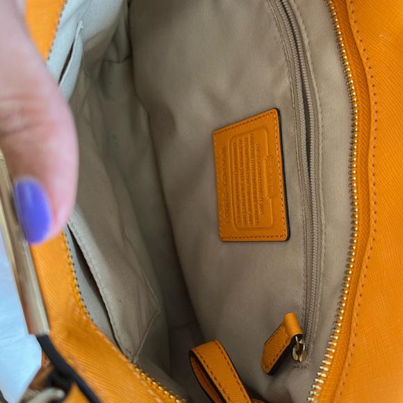 Coach Madison Saffiano Mini Tote - Picture 9 of 12
